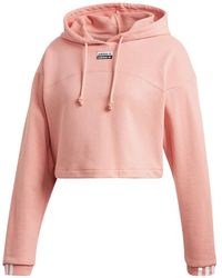 adidas - R.Y.V. Cropped Hoodie Wmns "Trace" - Lyst