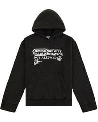 Honor The Gift - Not Allowed Graphic-Print Faded Hoodie - Lyst