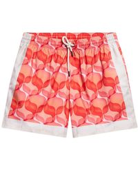 Dries Van Noten - Geometric-print Swim Shorts - Lyst