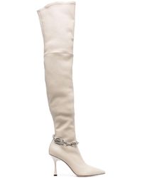 STUDIO AMELIA - Razor 90mm Thigh Boots - Lyst