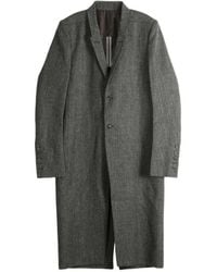 Rick Owens - Concordian Single-Breasted Wool Coat - Lyst