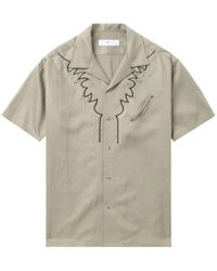 Toga - Camisa bordada de manga corta - Lyst