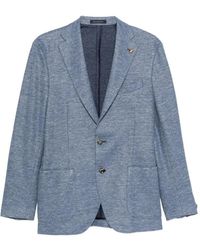 Sartoria Latorre - Notch-Lapel Single-Breasted Blazer - Lyst