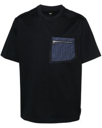 Fendi - Crew-neck Cotton T-shirt - Lyst
