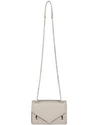 Kat Maconie - Evelyn Stud-Embellished Leather Shoulder Bag - Lyst