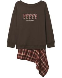 Mini Cream - Plaid Sweatshirt - Lyst