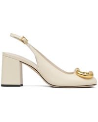 Marc Jacobs - Slingback Square-Toe Pumps - Lyst