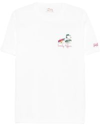 MC2 Saint Barth - X Peanuts Portofino Print-Detail T-Shirt - Lyst