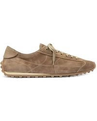 Officine Creative - Suede Panelled Sneakers - Lyst