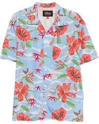 Deus Ex Machina - Broadus Floral Short-Sleeve Shirt - Lyst