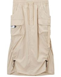 Musium Div. - Drawstring-Detail Midi Skirt - Lyst