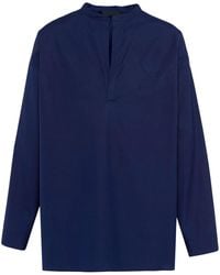 Prada - T-Shirt En Coton À Patch Logo - Lyst