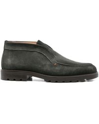 Santoni - Suède Leren Slip-On Laarzen - Lyst