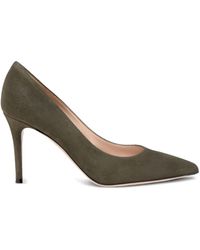 Gianvito Rossi - Escarpins Gianvito 85 Mm En Daim - Lyst