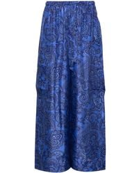 Zimmermann - Silk Cargo Pants - Lyst