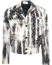 Amiri - Monogram-Print Wool-Blend Jacket - Lyst