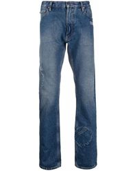 Off-White c/o Virgil Abloh - Slim-Fit-Jeans mit Logo - Lyst