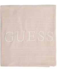 Guess - Strandtuch Mit Fransen - Lyst