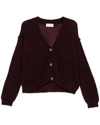 iBlues - Button-Front V-Neck Cardigan - Lyst