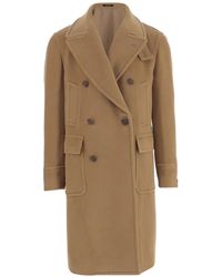 Tagliatore - Double-Breasted Wool Coat - Lyst