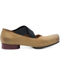 Uma Wang - Cross-Strap Leather Pumps - Lyst