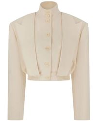 Nissa - Veste De Tailleur À Coupe Crop - Lyst