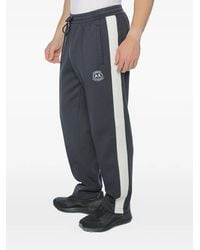 ARMANI EXCHANGE - Logo-Patch Side-Stripe Track Pants - Lyst