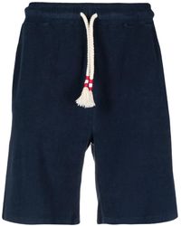 Mc2 Saint Barth - Logo-Embroidered Track Shorts - Lyst