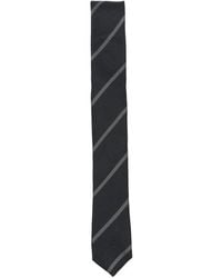 Eleventy - Corbata De Seda A Rayas Diagonales - Lyst