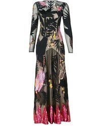 Temperley London - Embroidered Sequin-Hem Dress - Lyst