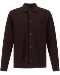 Herno - Long-Sleeves Shirt Jacket - Lyst