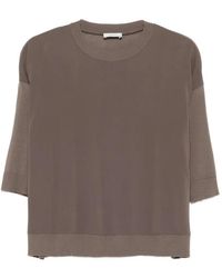 Peserico - Crew-Neck T-Shirt - Lyst