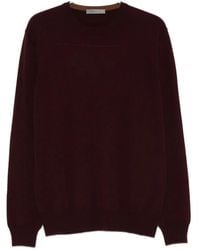 Corneliani - Crew Neck Long-Sleeve Sweater - Lyst