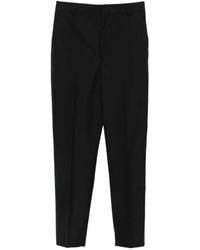 Moschino - Pressed-Crease Virgin-Wool Trousers - Lyst