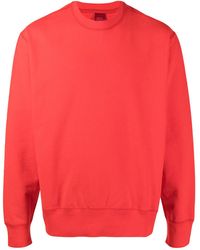 Suicoke Long-sleeved Cotton Sweatshirt - Red