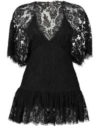 Chloé - Ruffled Lace Blouse - Lyst