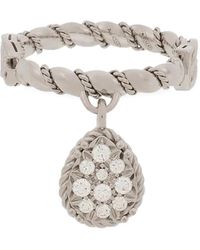 Dolce & Gabbana - Anillo Easy en oro blanco de 18 ct con diamantes - Lyst