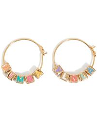 Bimba Y Lola - Dice-Logo Hoop Earrings - Lyst