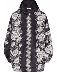 Valentino Garavani - Kapuzenjacke mit grafischem Print - Lyst