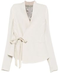 Rick Owens - Cardigan À Design Cache-Cœur - Lyst