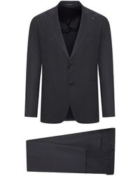 Tagliatore - Single-Breasted Wool Tailored Suit - Lyst