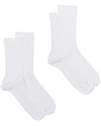 TOTEME - Ribbed Crew Socks (Set Of Two) - Lyst