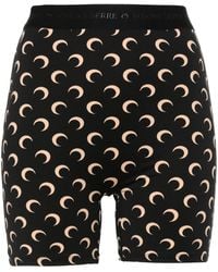 Marine Serre - ムーンプリント サイクリングショーツ - Lyst