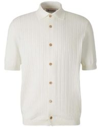 Brunello Cucinelli - Ribbed Button Shirt - Lyst
