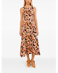 Ulla Johnson - Georgia Floral-Print Midi Dress - Lyst