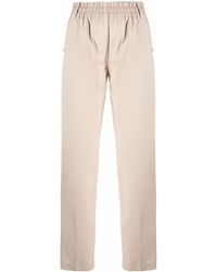 Aspesi - Pantalones rectos con cintura elástica - Lyst