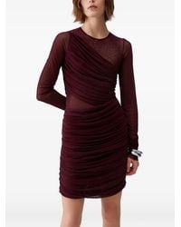 Liu Jo - Tulle Dress With Jewel Embroidery - Lyst