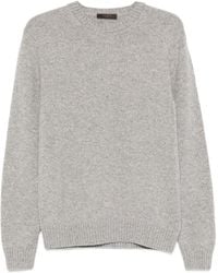 Zanone - Wollen Trui Met Ronde Hals - Lyst