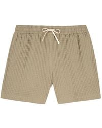 Maison Labiche - Waffle-Texture Deck Shorts - Lyst