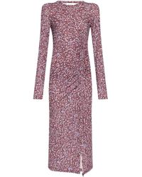 Isabel Marant - Midikleid mit Blumen-Print - Lyst